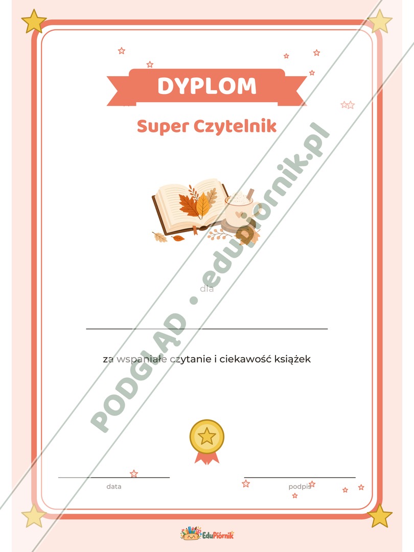 Dyplomy i odznaki dla dzieci