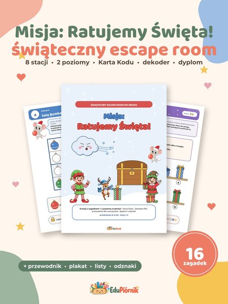 Misja: Ratujemy Święta! - świąteczny escape room