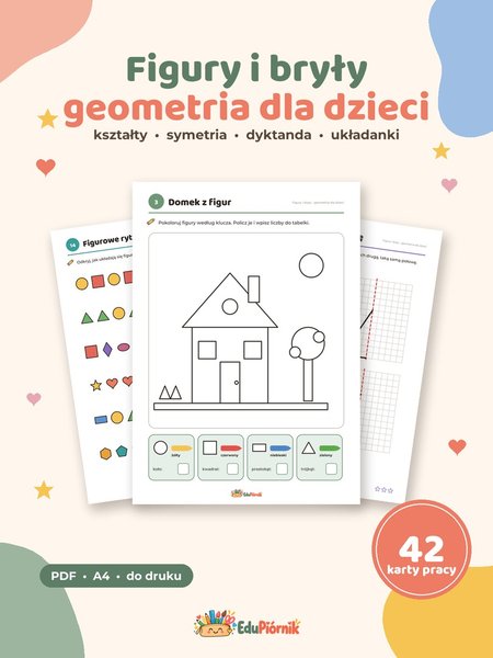 Figury i bryły - geometria dla dzieci
