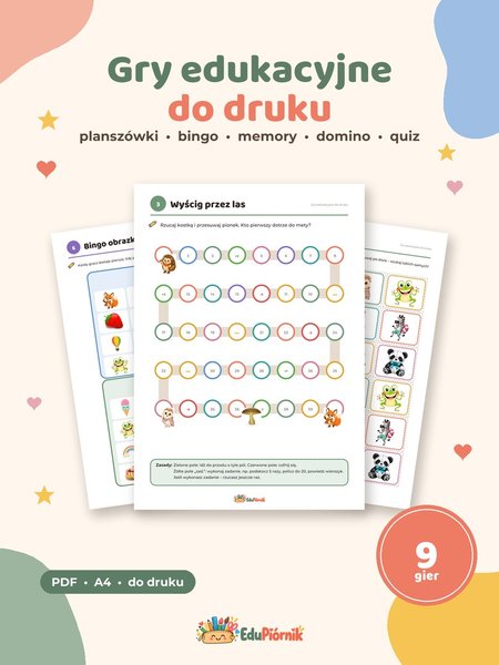 Gry edukacyjne do druku