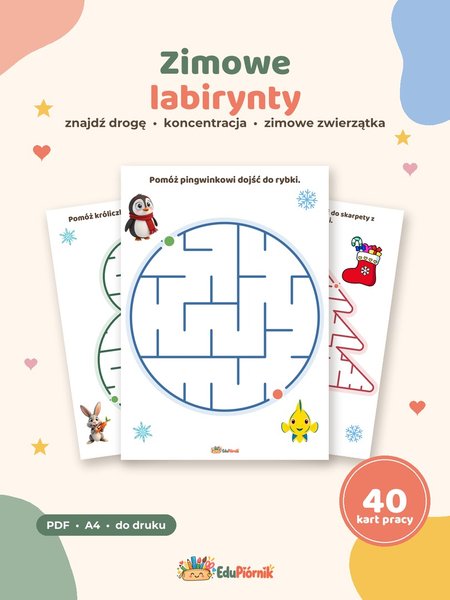 Zimowe labirynty
