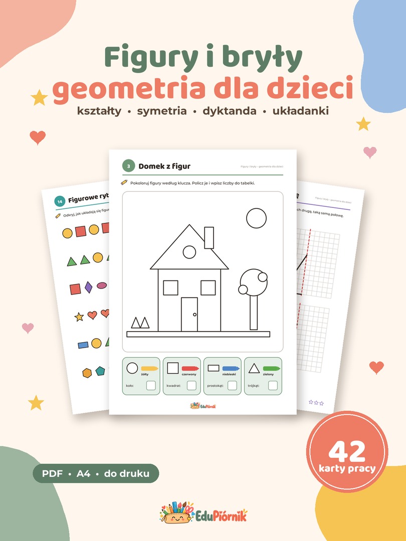 Figury i bryły - geometria dla dzieci