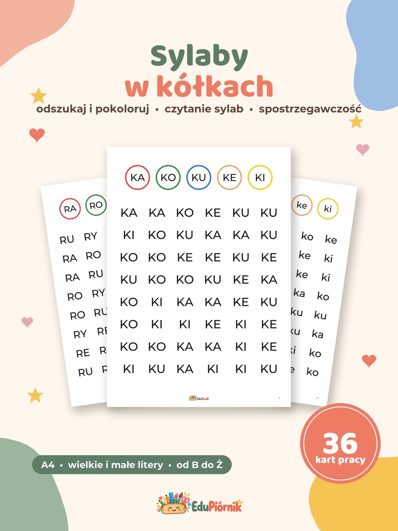 Sylaby w kółkach