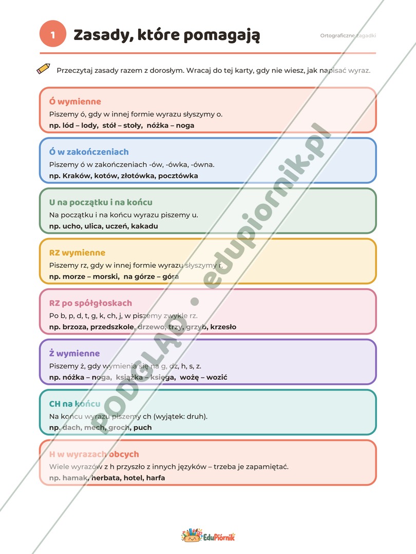 Ortograficzne zagadki